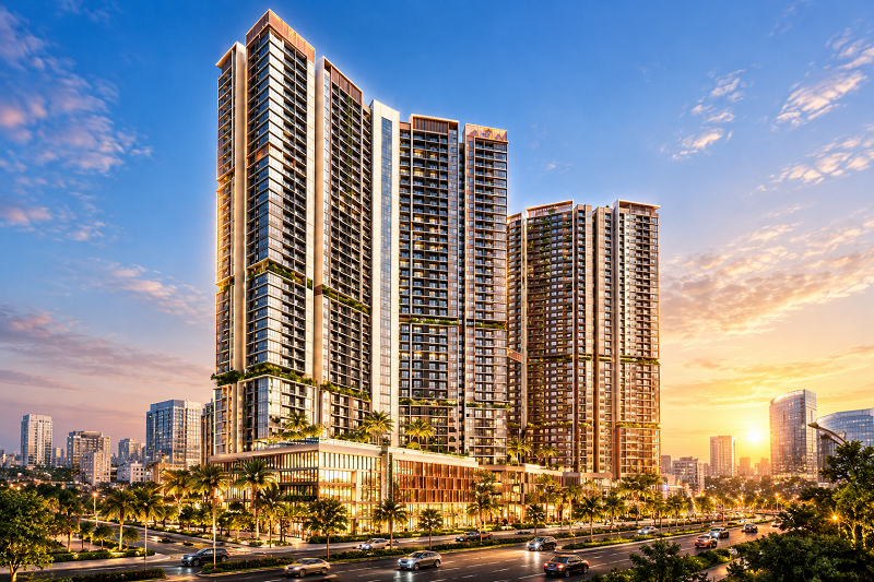 Auriver tọa lạc tại phường Tân Đông Hiệp, TP.HCM