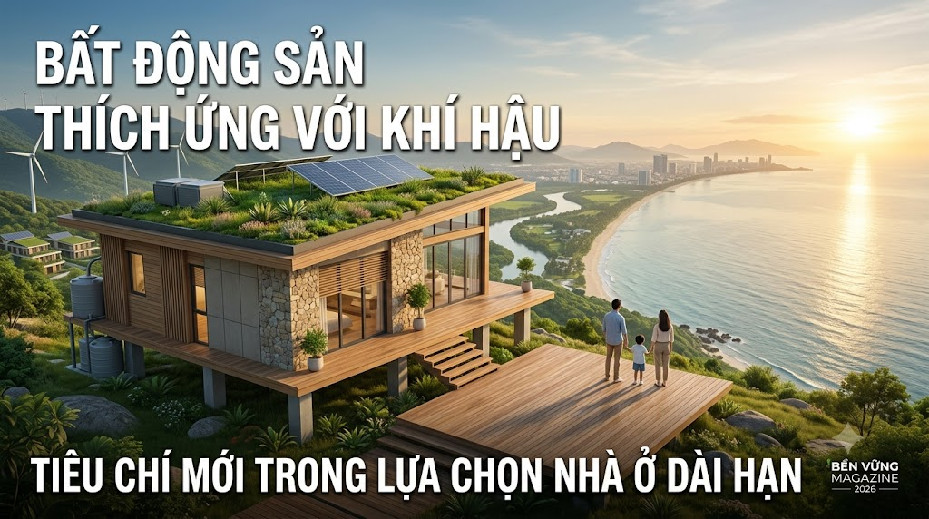 Bất động sản thích ứng với khí hậu: Tiêu chí mới trong lựa chọn nhà ở dài hạn