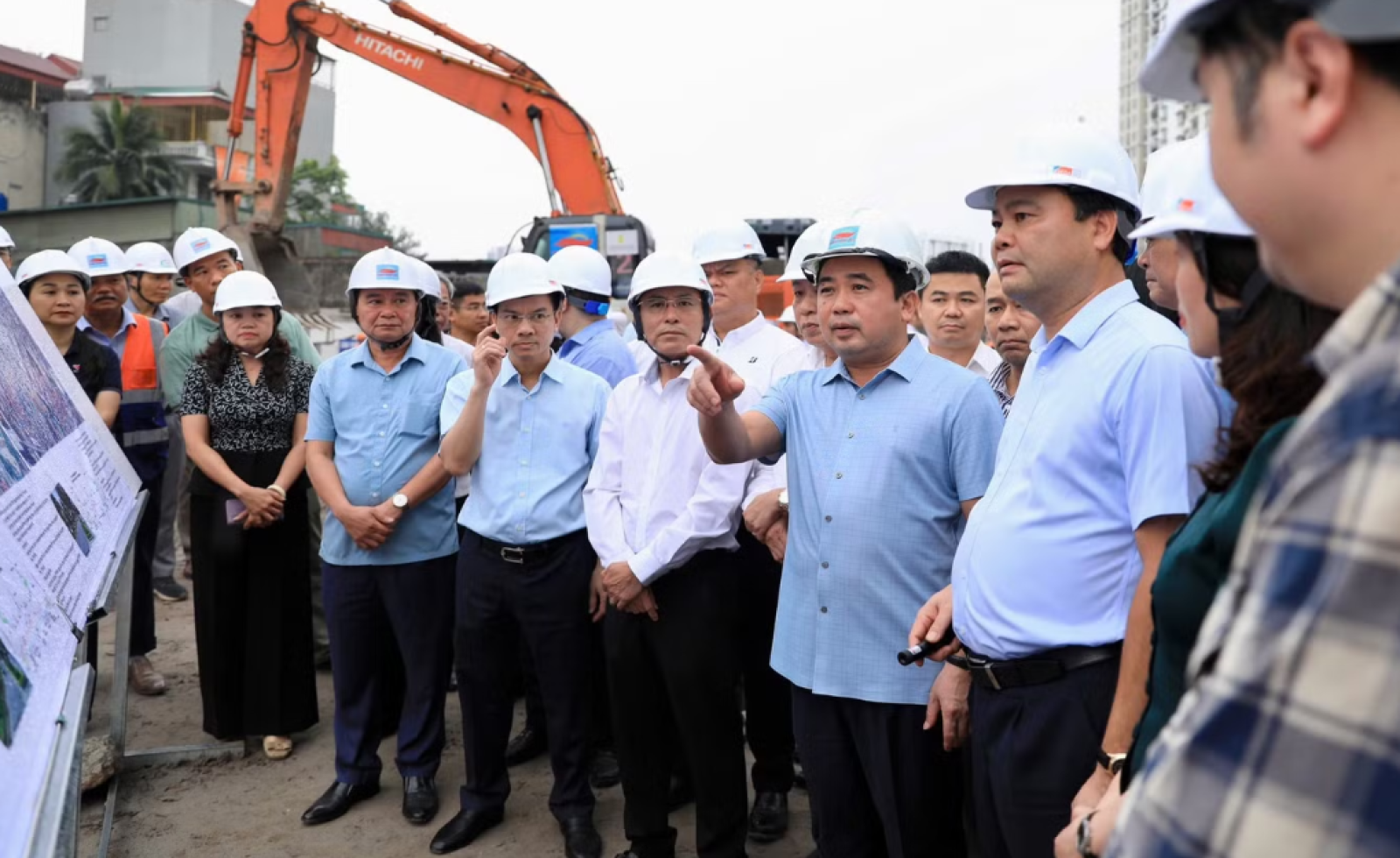 Bí thư Hà Nội Trần Đức Thắng ra 'tối hậu thư' khi kiểm tra 3 dự án trọng điểm