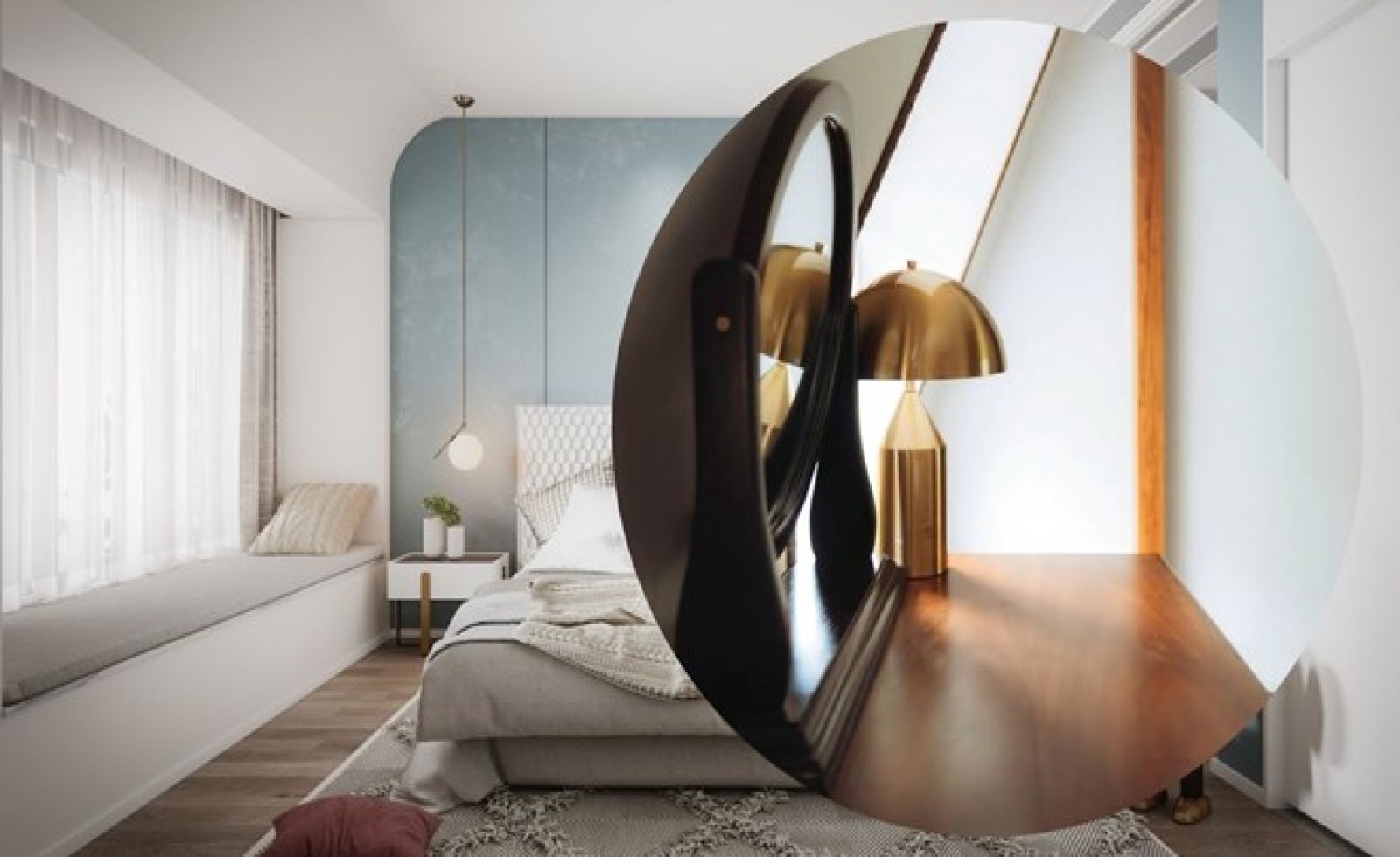 Cách bố trí nội thất giúp phòng ngủ đẹp và tiện nghi hơn