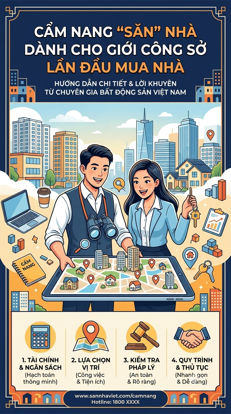 Cẩm Nang “Săn” Nhà Dành Cho Giới Công Sở Lần Đầu Mua Nhà