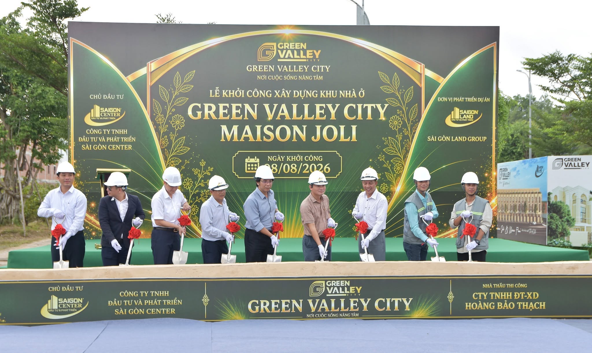 Chính thức khởi công xây dựng khu nhà ở Maison Joli - Green Valley City