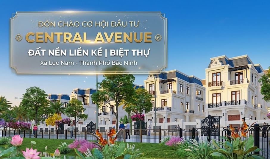 Cơ Hội Đầu Tư & An Cư Lý Tưởng Central Avenue Xã Lục Nam – Tp. Bắc Giang