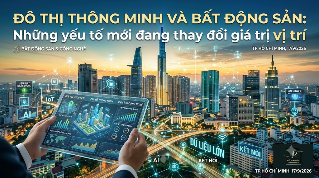 Đô thị thông minh và bất động sản: Những yếu tố mới đang thay đổi giá trị vị trí