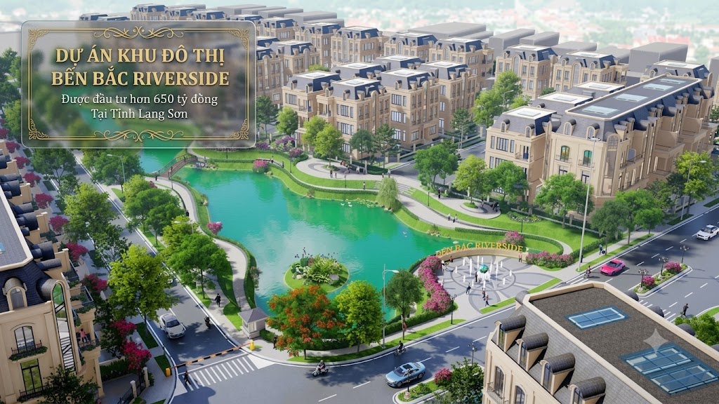 Dự án khu đô thị Bến Bắc Riverside được đầu tư hơn 650 tỷ đồng tại Tỉnh Lạng Sơn