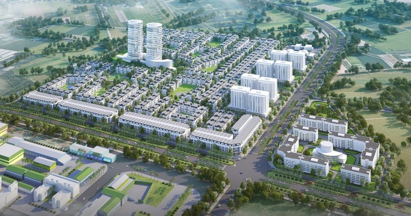 Dự án khu đô thị Seoul Ecohomes tọa lạc trên trục Quốc lộ 10, phường An Phong, TP.Hải Phòng