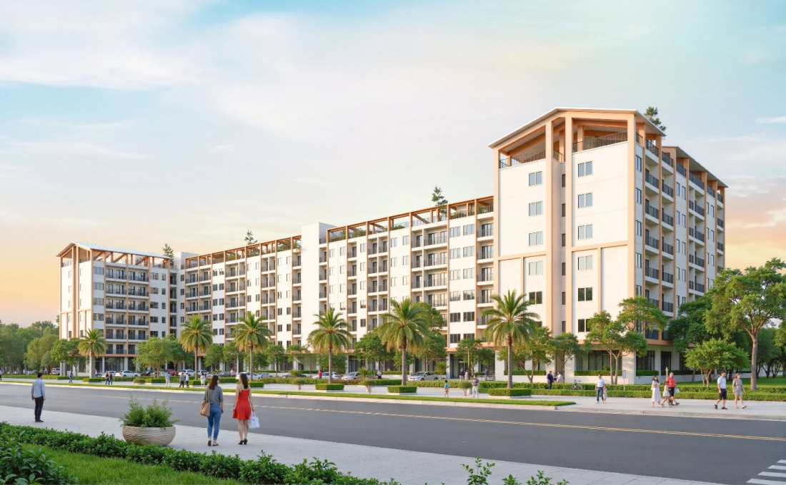 Dự án nhà ở xã hội tại Khu đô thị Cồn Tiến tọa lạc tại phường Hội An Đông, TP.Đà Nẵng