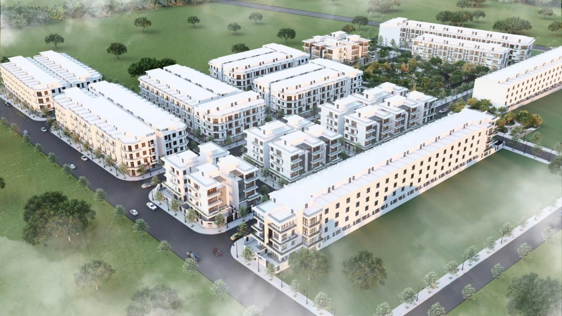 Dự án nhà phố - biệt thự Hồng An Happy House tọa lạc tại phường Hồng An, TP.Hải Phòng