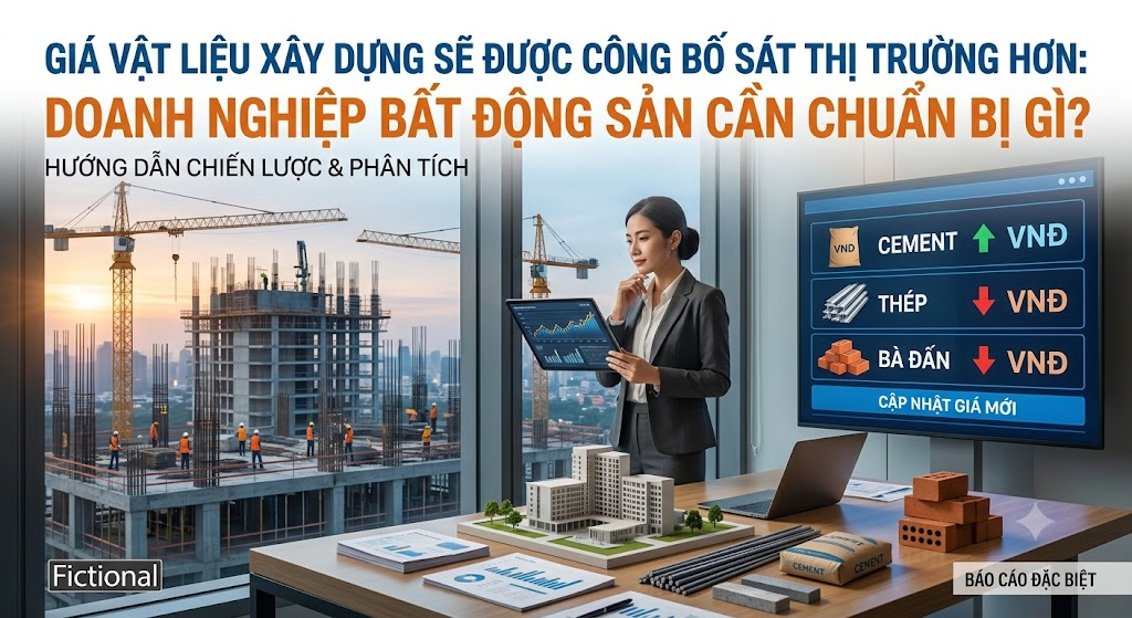Giá vật liệu xây dựng sẽ được công bố sát thị trường hơn: Doanh nghiệp bất động sản cần chuẩn bị gì?