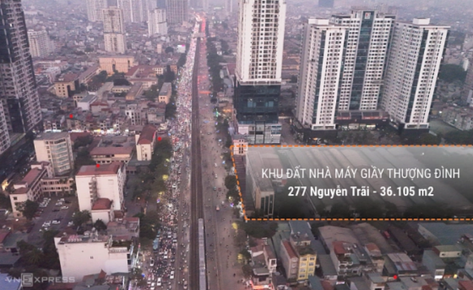 Giầy Thượng Đình muốn xây khu căn hộ, văn phòng gần 10.000 tỷ đồng ở 277 Nguyễn Trãi