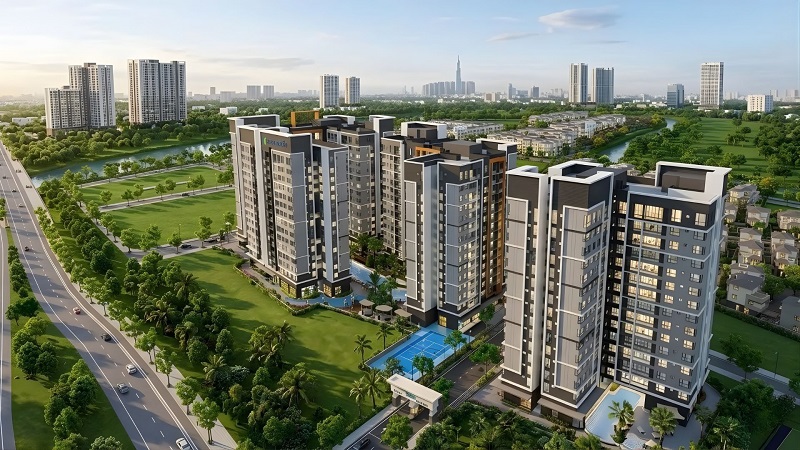 Gladia Heights tọa lạc tại đường Võ Chí Công, phường Bình Trưng, TP.HCM
