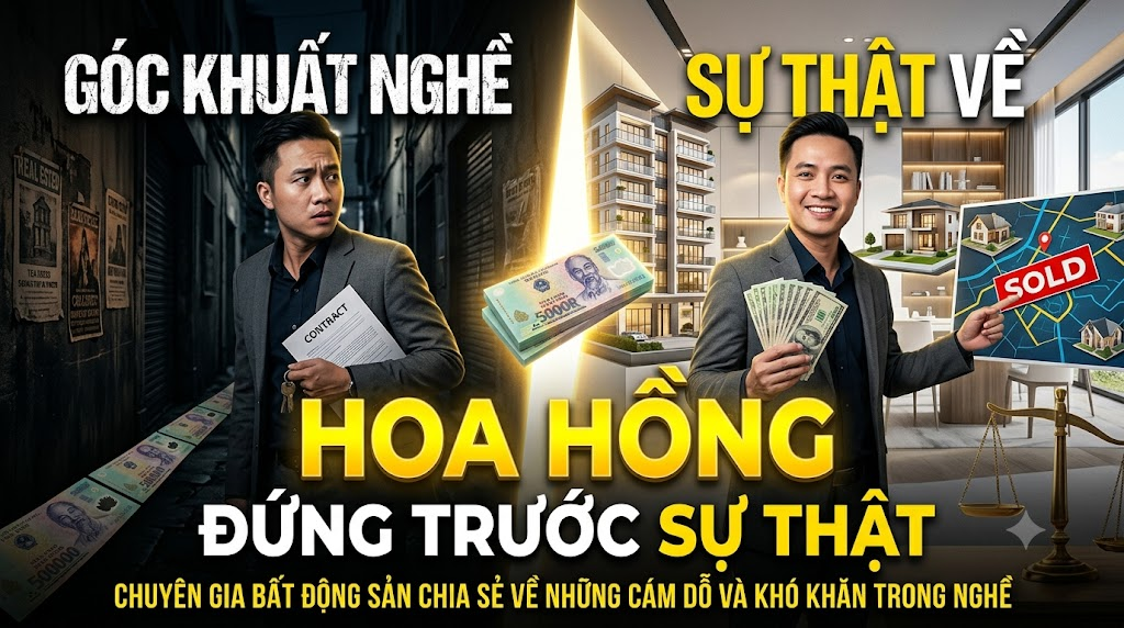 Góc Khuất Nghề Môi Giới Bất Động Sản: Khi Hoa Hồng Đứng Trước Sự Thật