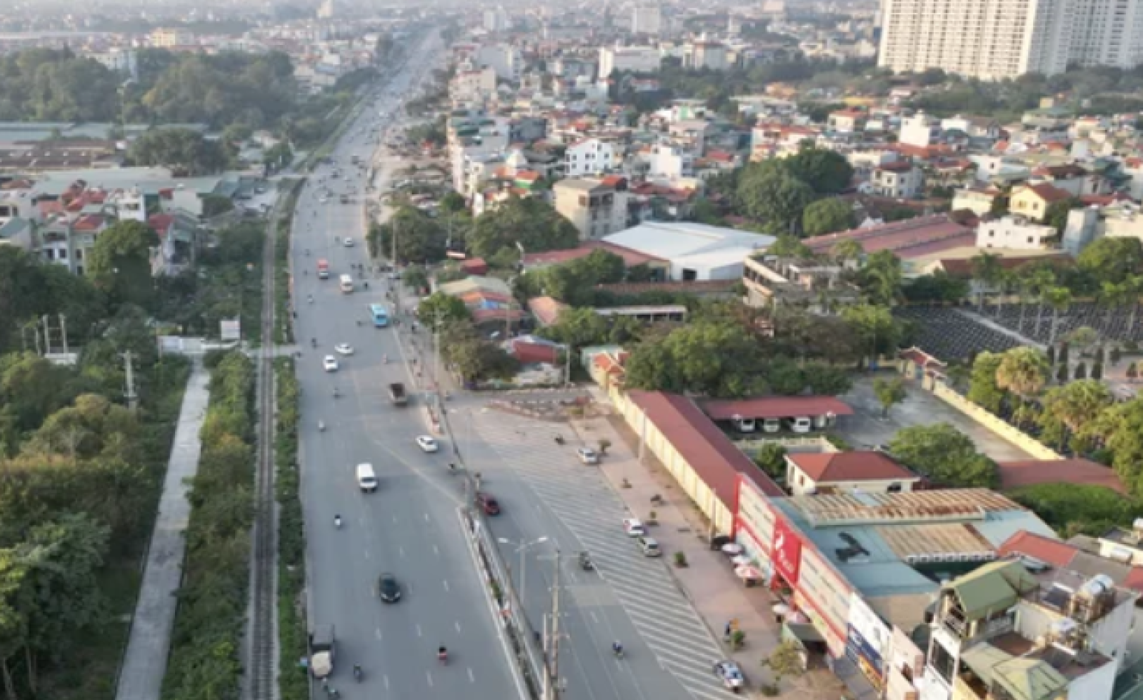 Hà Nội lấy ý kiến phương án tuyến tỷ lệ 1/500 dự án trục không gian quốc lộ 1A