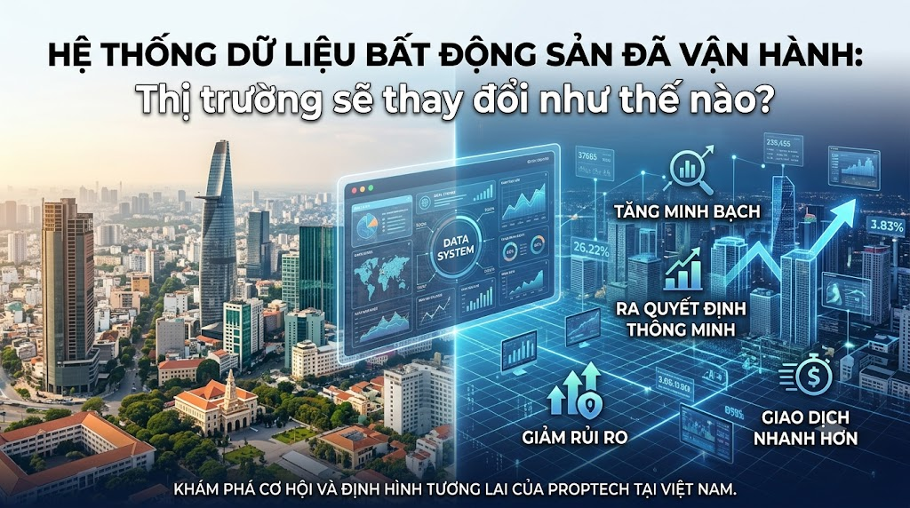 Hệ thống dữ liệu bất động sản đã vận hành: Thị trường sẽ thay đổi như thế nào?