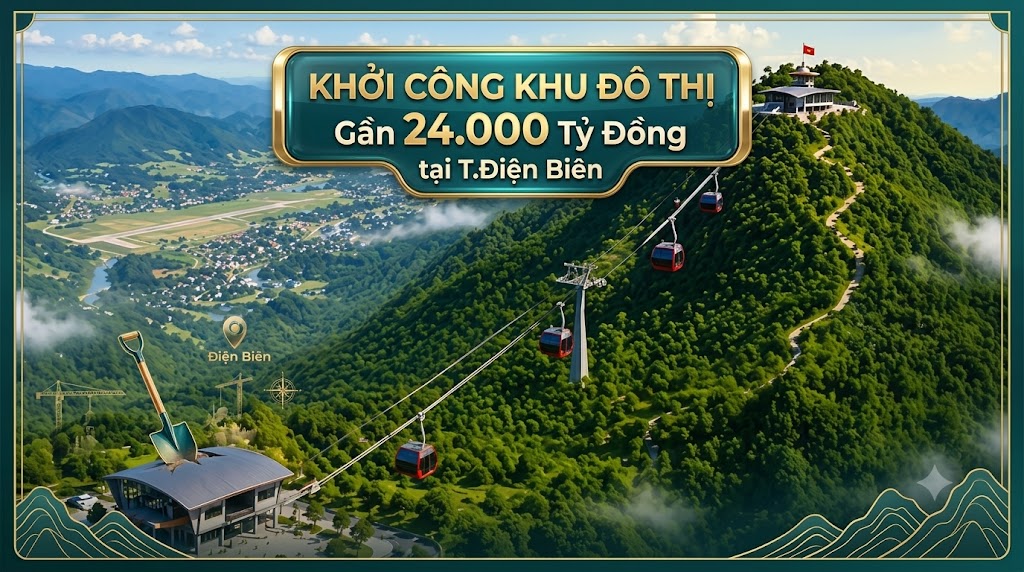 Khởi công khu đô thị gần 24.000 tỷ đồng tại T.Điện Biên