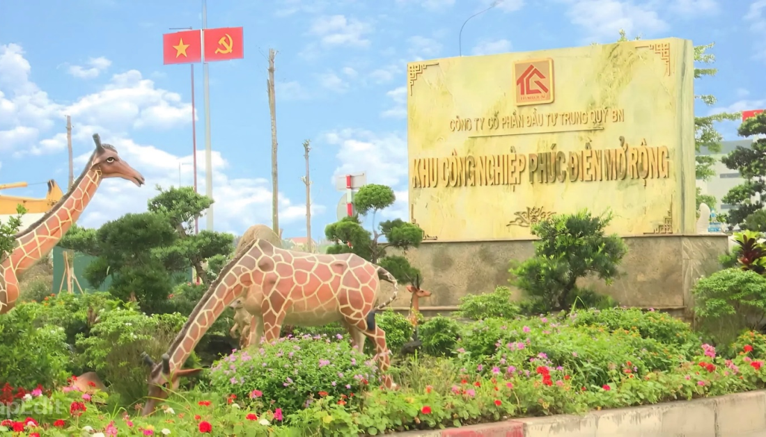 Khu công nghiệp Phúc Điền mở rộng tọa lạc tại xã Kẻ Sặt, TP.Hải Phòng