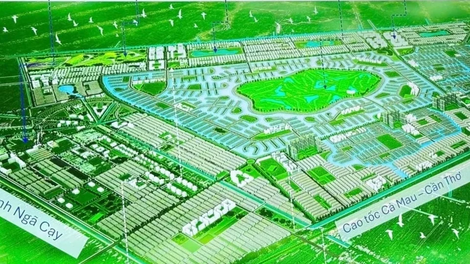 Khu đô thị du lịch nghỉ dưỡng Mekong tọa lạc tại các xã Châu Thành, Đông Phước, Phú Hữu, Thạnh Hòa, TP.Cần Thơ
