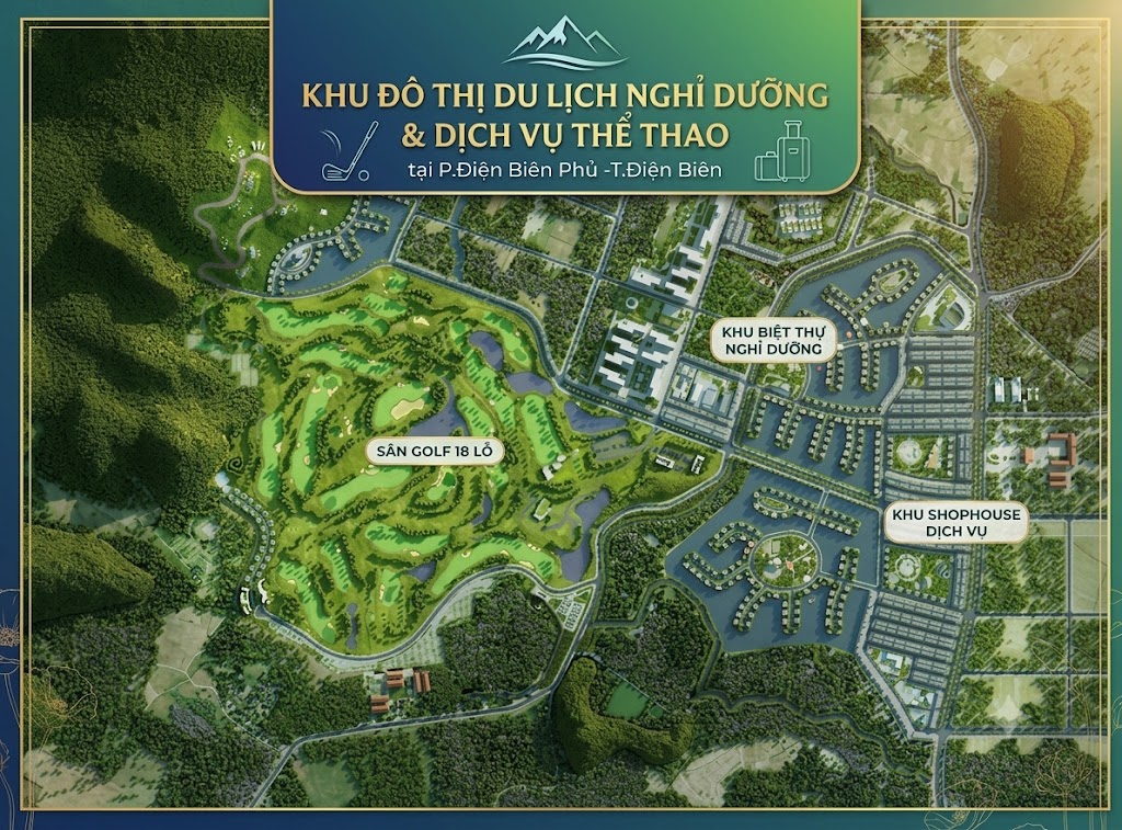 Khu đô thị du lịch nghỉ dưỡng và dịch vụ thể thao tại P.Điện Biên Phủ -T.Điện Biên