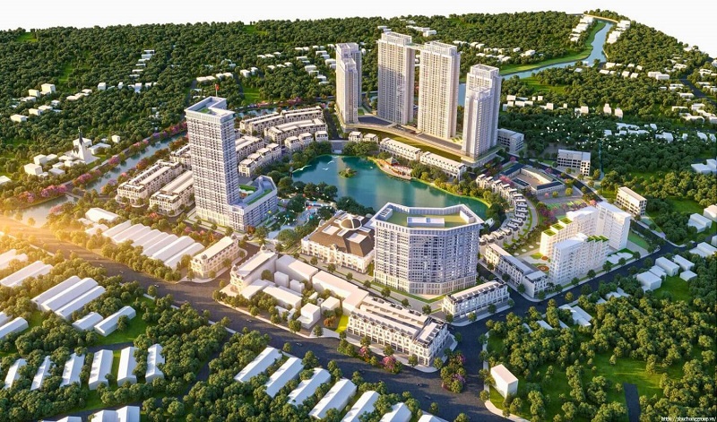 Khu đô thị Hồ Gươm Xanh tọa lạc tại số 136 Đại lộ Bình Dương (Quốc lộ 13), phường Lái Thiêu, TP.HCM