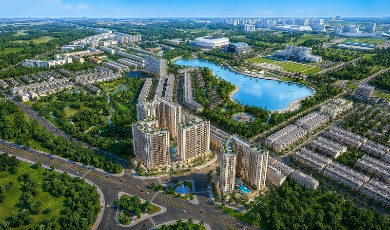 Khu đô thị Nam Tiến 2 tọa lạc tại phường Vạn Xuân, tỉnh Thái Nguyên