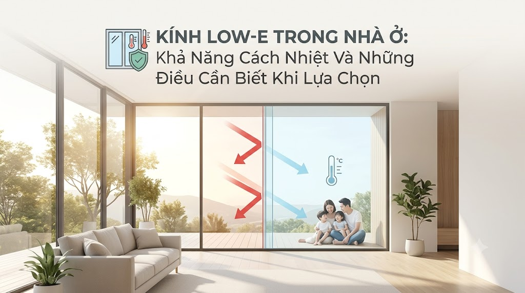 Kính Low-E Trong Nhà Ở: Khả Năng Cách Nhiệt Và Những Điều Cần Biết Khi Lựa Chọn