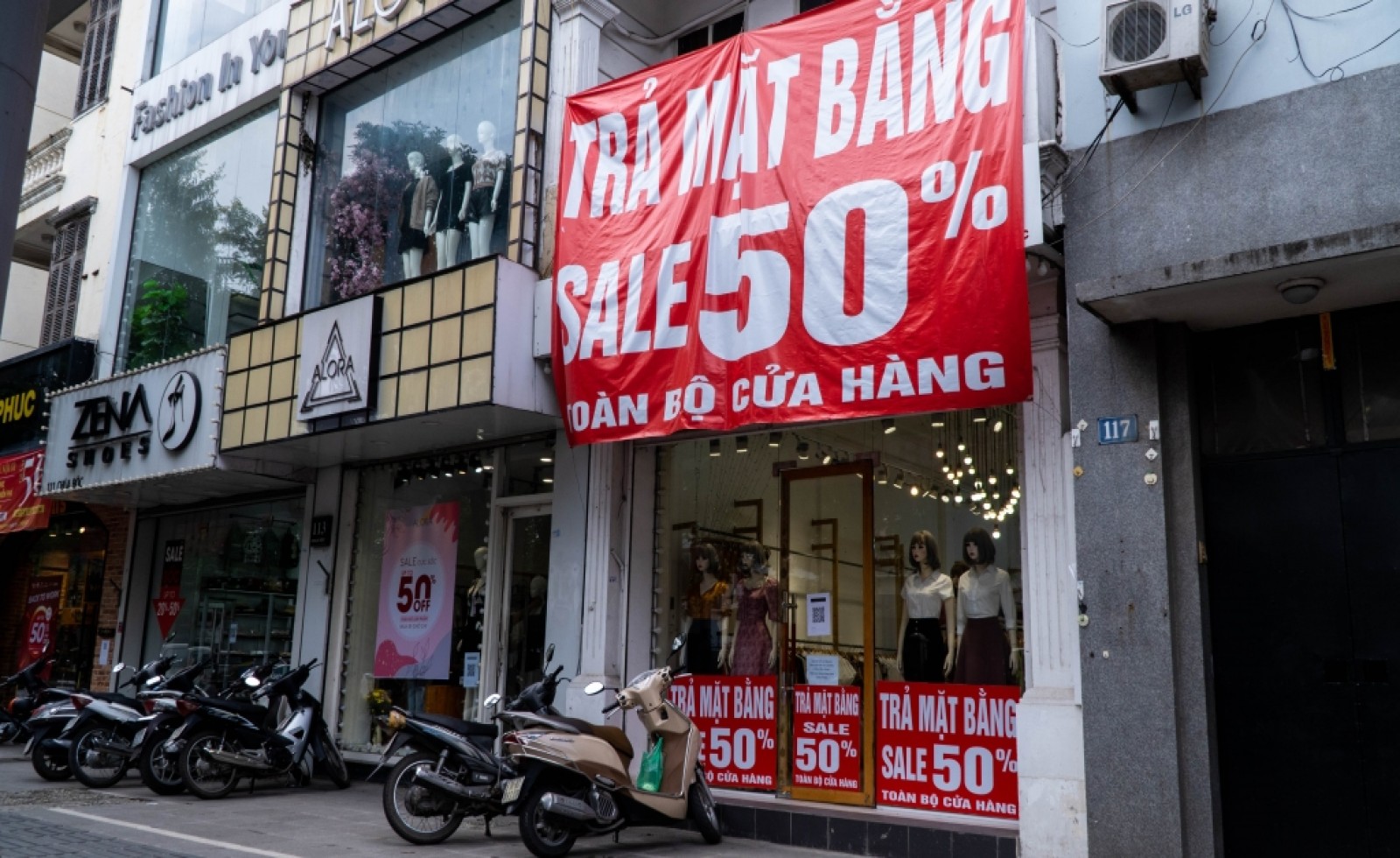 Làn sóng trả mặt bằng nhà phố cuối năm