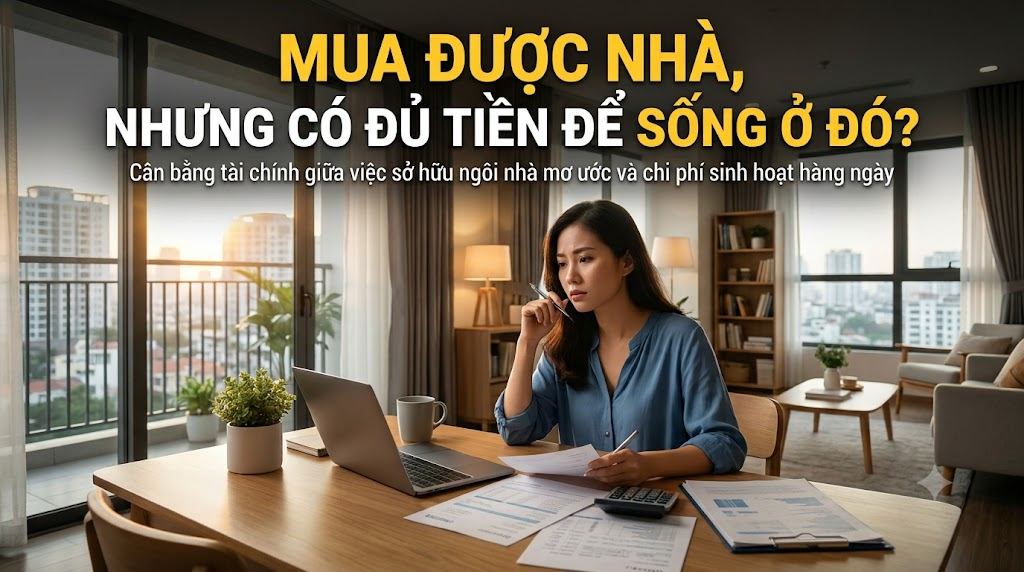 MUA ĐƯỢC NHÀ, NHƯNG CÓ ĐỦ TIỀN ĐỂ SỐNG Ở ĐÓ?
