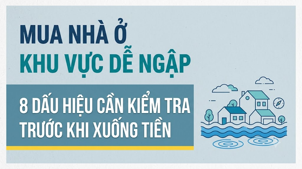 Mua Nhà Ở Khu Vực Dễ Ngập: 8 Dấu Hiệu Cần Kiểm Tra Trước Khi Xuống Tiền