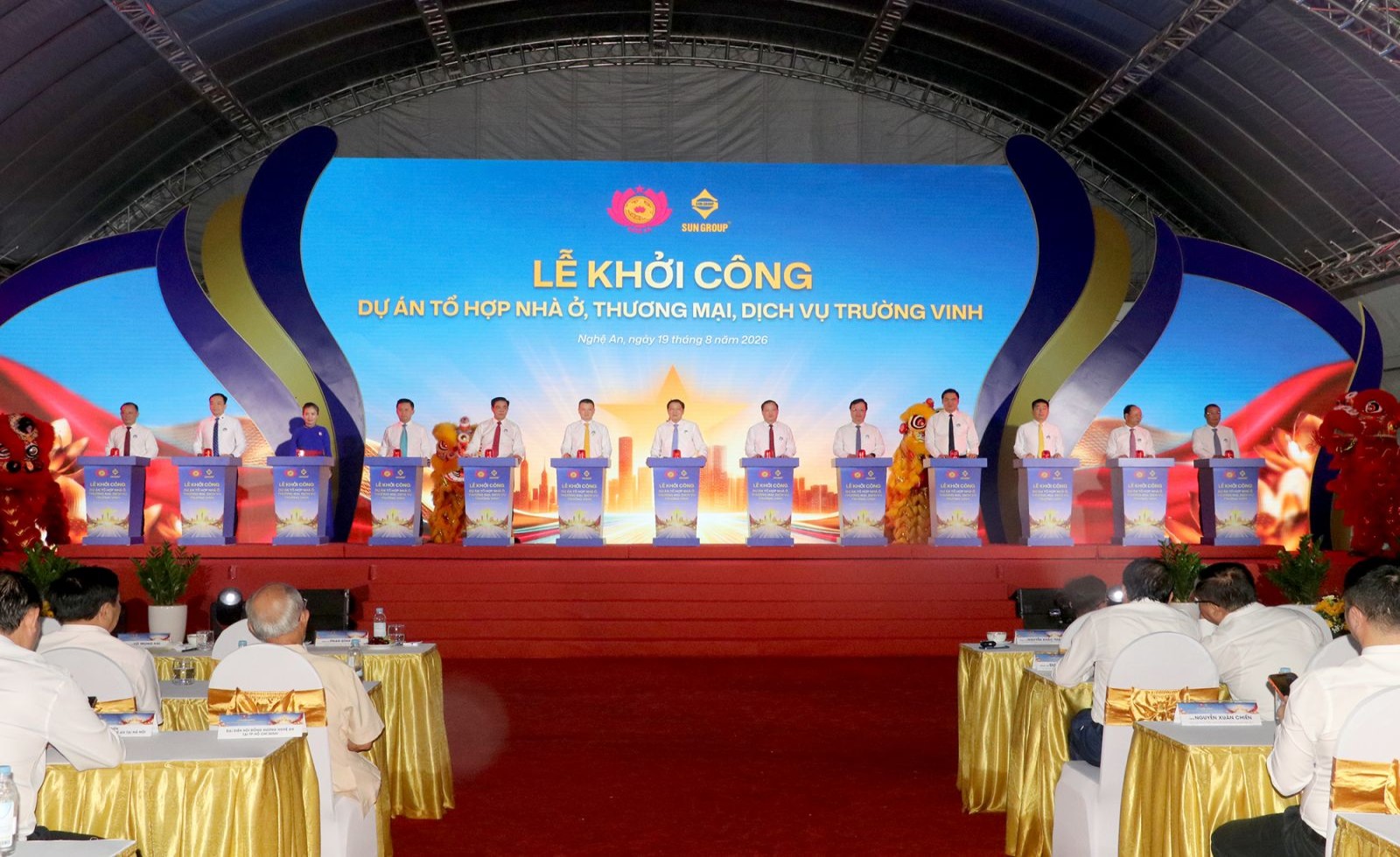Nghệ An: Khởi công 3 dự án với tổng vốn 14.929 tỷ đồng