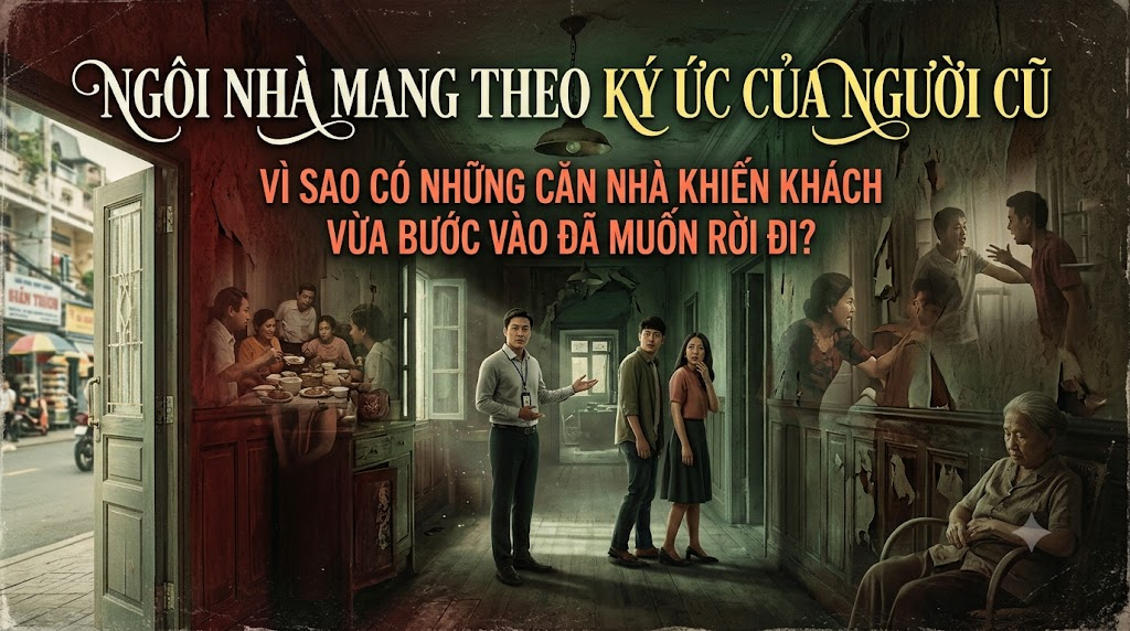 Ngôi Nhà Mang Theo Ký Ức Của Người Cũ: Vì Sao Có Những Căn Nhà Khiến Khách Vừa Bước Vào Đã Muốn Rời Đi?