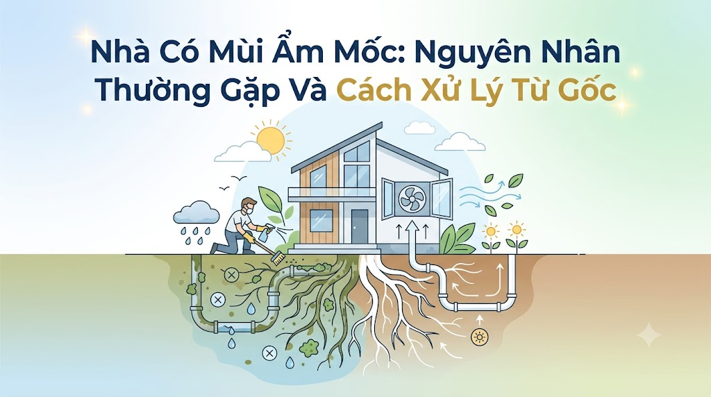 Nhà Có Mùi Ẩm Mốc: Nguyên Nhân Thường Gặp Và Cách Xử Lý Từ Gốc