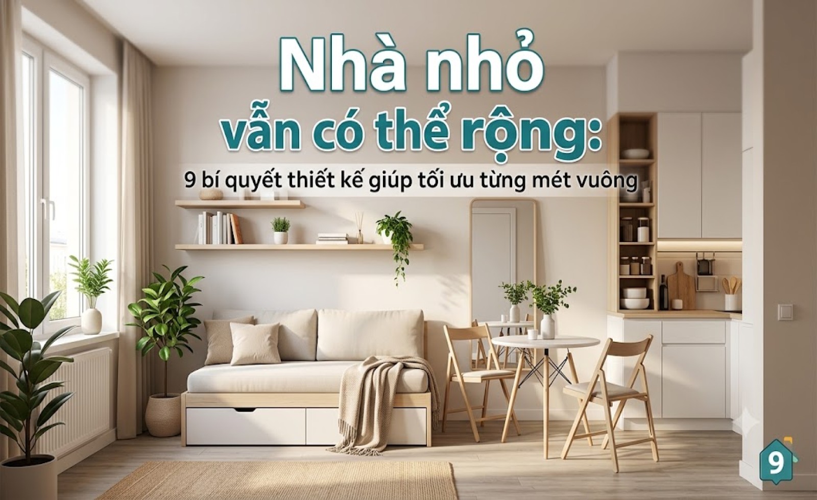 Nhà nhỏ vẫn có thể rộng: 9 bí quyết thiết kế giúp tối ưu từng mét vuông
