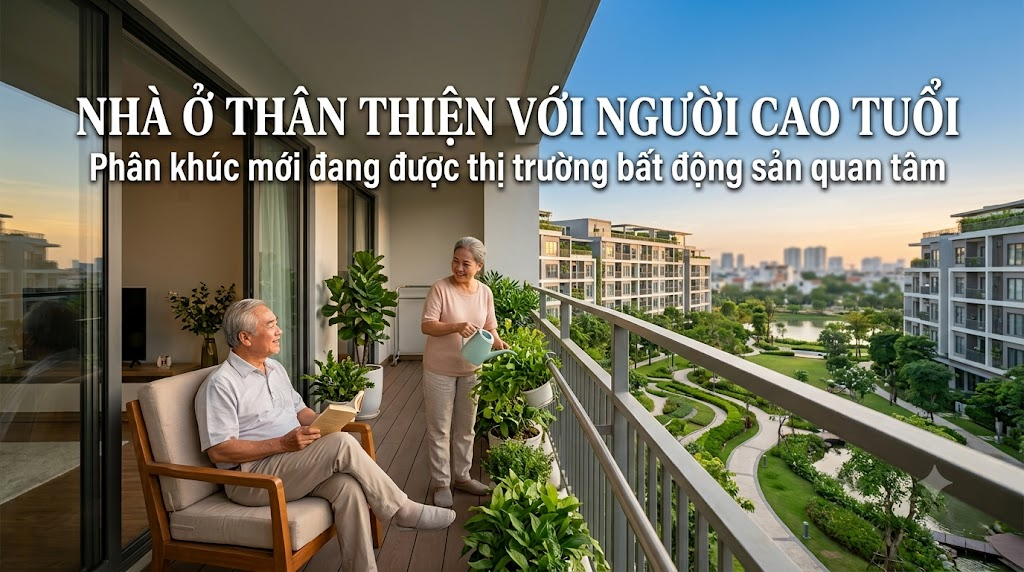 Nhà ở thân thiện với người cao tuổi: Phân khúc mới đang được thị trường bất động sản quan tâm