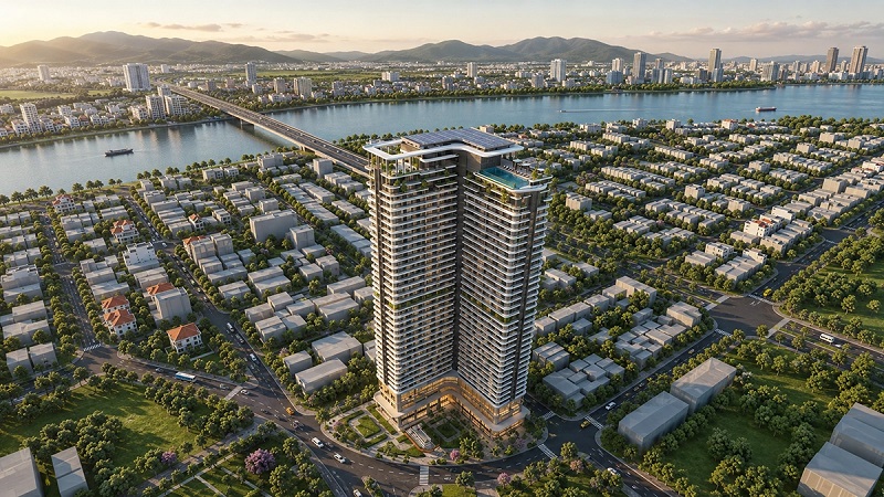 Peninsula Private tọa lạc tại phường Hòa Cường, TP.Đà Nẵng