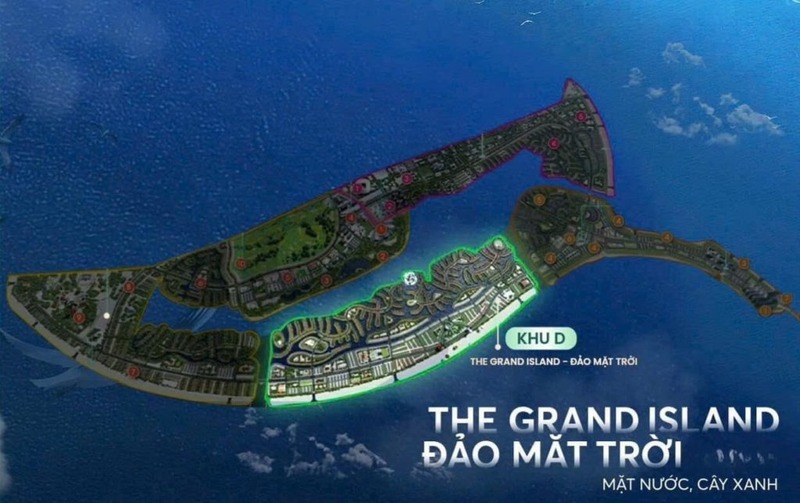 Phân khu Đảo Mặt Trời nằm tại phía Nam đại đô thị Vinhomes Green Paradise thuộc xã Cần Giờ, TP.HCM