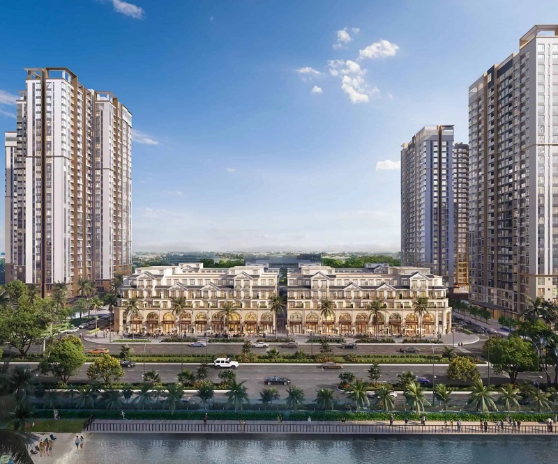 Phân khu shophouse Malibu Wal Masteri Waterfront tại xã Gia Lâm, TP.Hà Nội