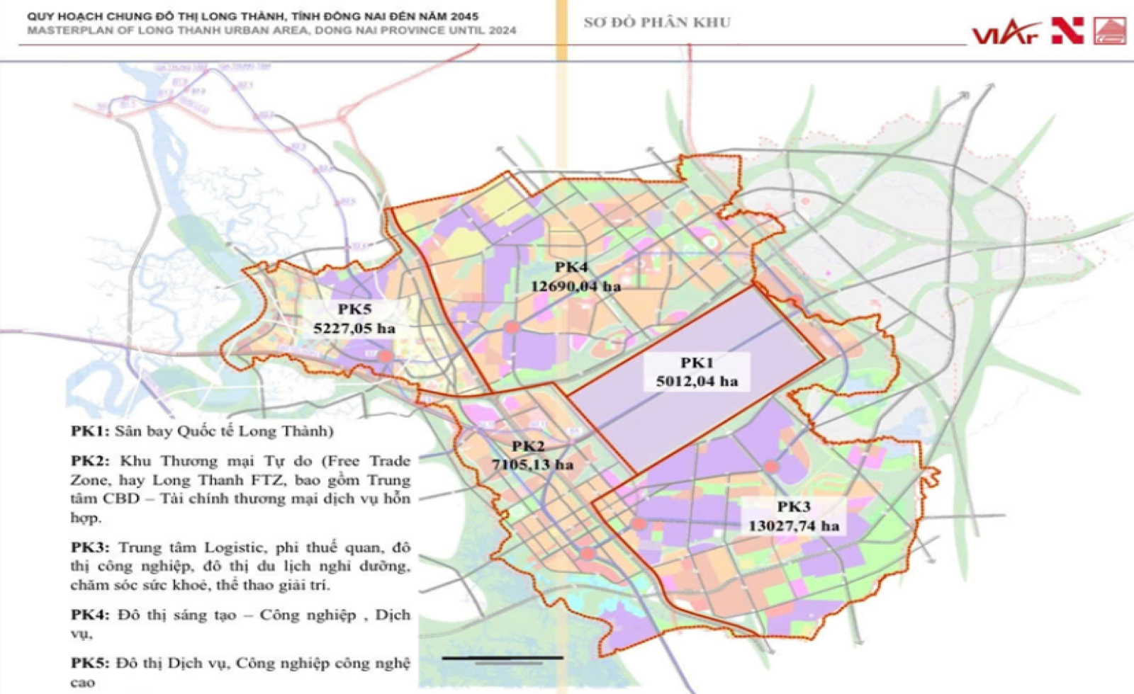 Quy hoạch Long Thành thành THÀNH PHỐ SONG SINH với TP.HCM