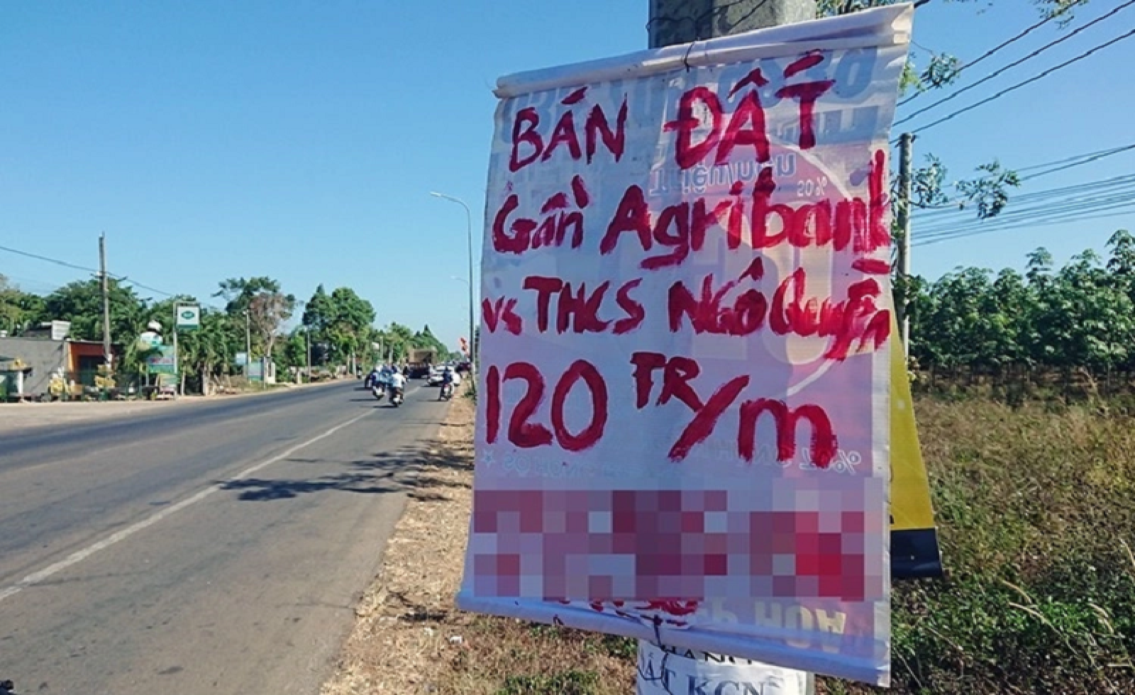 Rao bán nhà đất trên cột điện bị phạt đến 3 triệu đồng