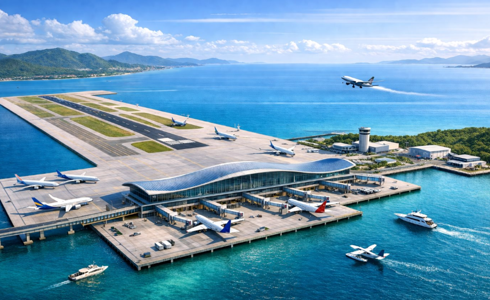Sẽ xây dựng sân bay trên mặt nước đầu tiên ở Việt Nam