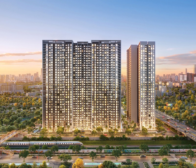 Serena Riverside tọa lạc tại đường Vĩnh Phú 29, phường Lái Thiêu, TP.HCM