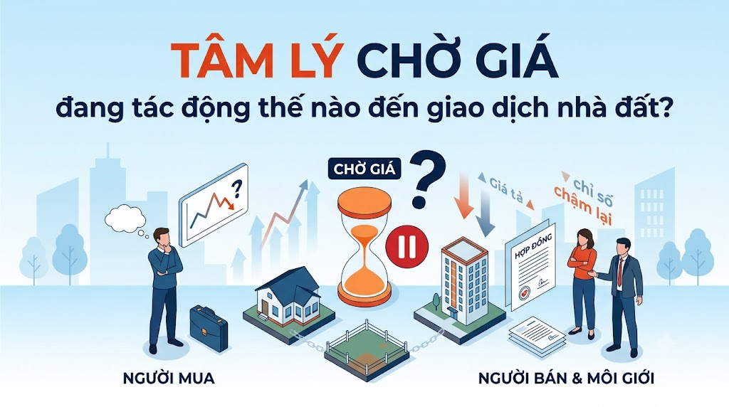 Tâm lý chờ giá đang tác động thế nào đến giao dịch nhà đất?