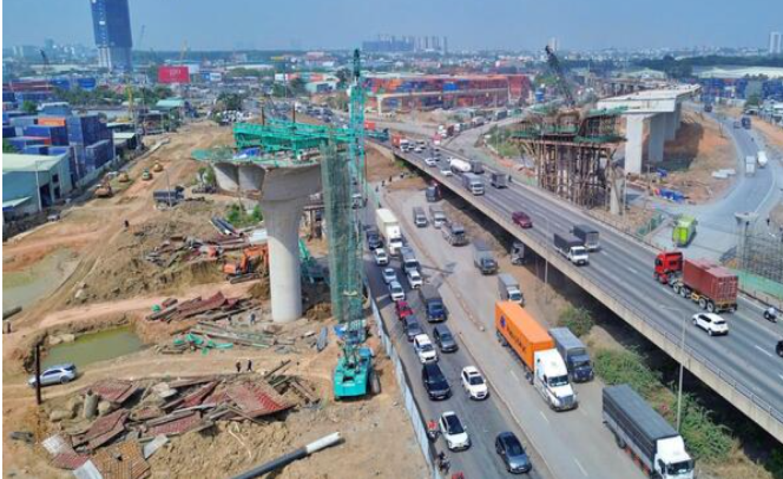 Tăng tốc thi công nút giao Tân Vạn Vành đai 3 để kết nối sân bay Long Thành