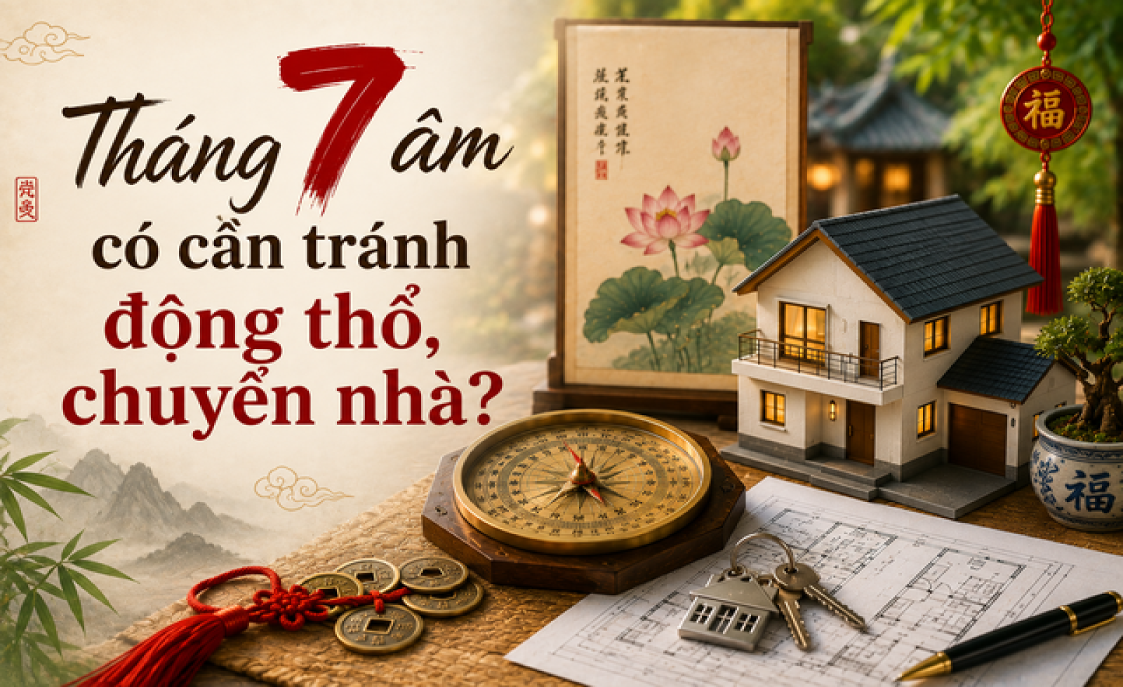 Tháng 7 âm có cần tránh động thổ, chuyển nhà và lưu ý từ chuyên gia phong thủy