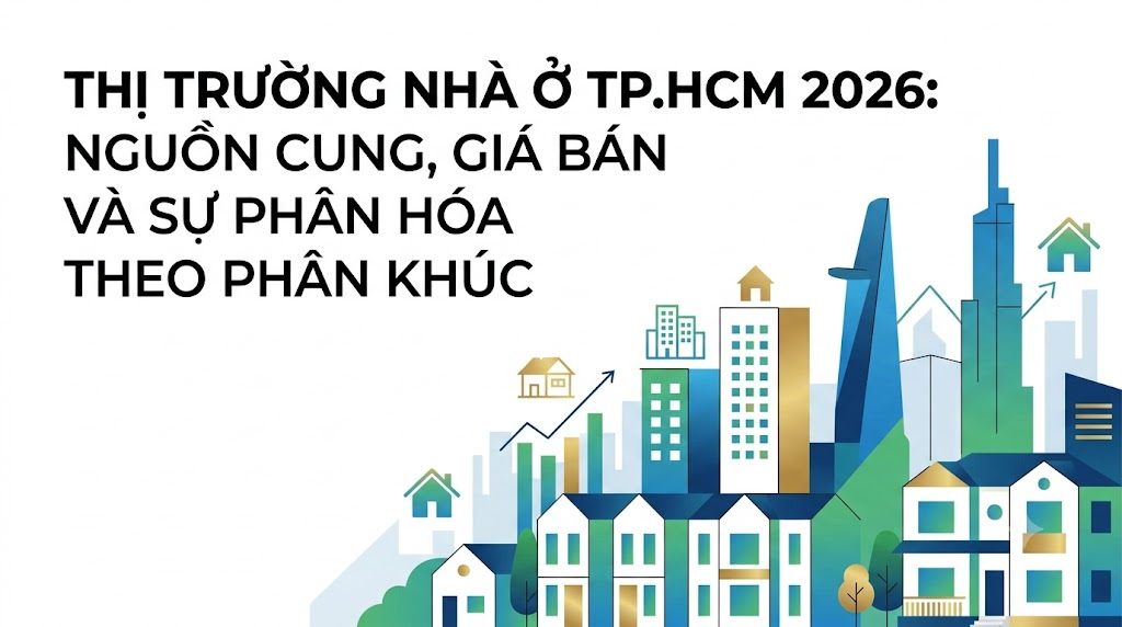Thị Trường Nhà Ở TP.HCM 2026: Nguồn Cung, Giá Bán Và Sự Phân Hóa Theo Phân Khúc