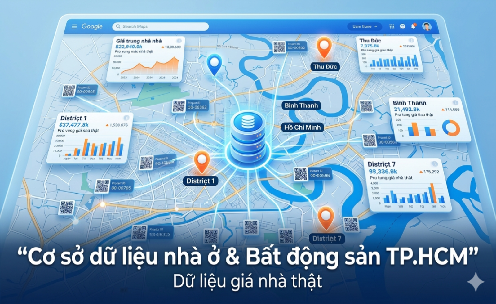 TP.HCM sắp có bản đồ tra cứu bất động sản? Dữ liệu giá nhà thật sẽ như thế nào