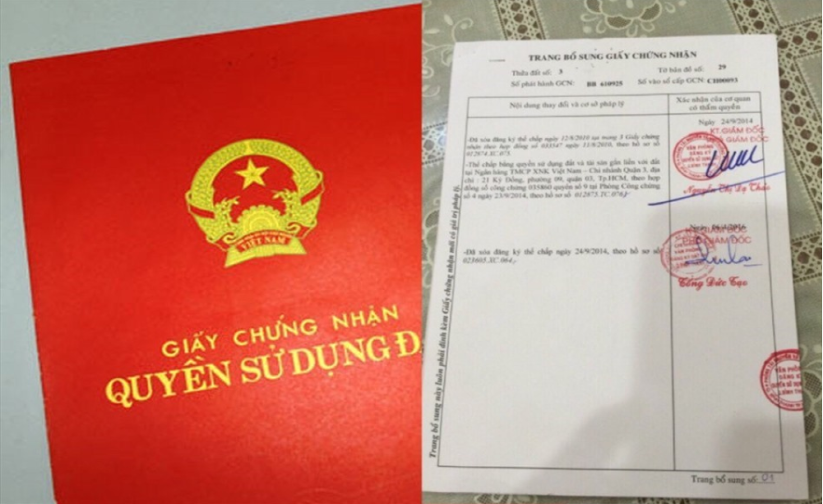 Trang bổ sung Giấy chứng nhận quyền sử dụng đất là gì? Có được cấp đổi, cấp lại không?
