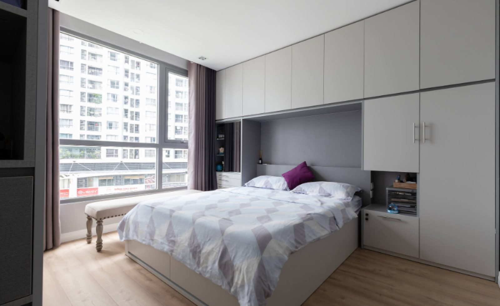 Tủ âm tường - Giải pháp tối ưu diện tích, nâng tầm thẩm mỹ phòng ngủ