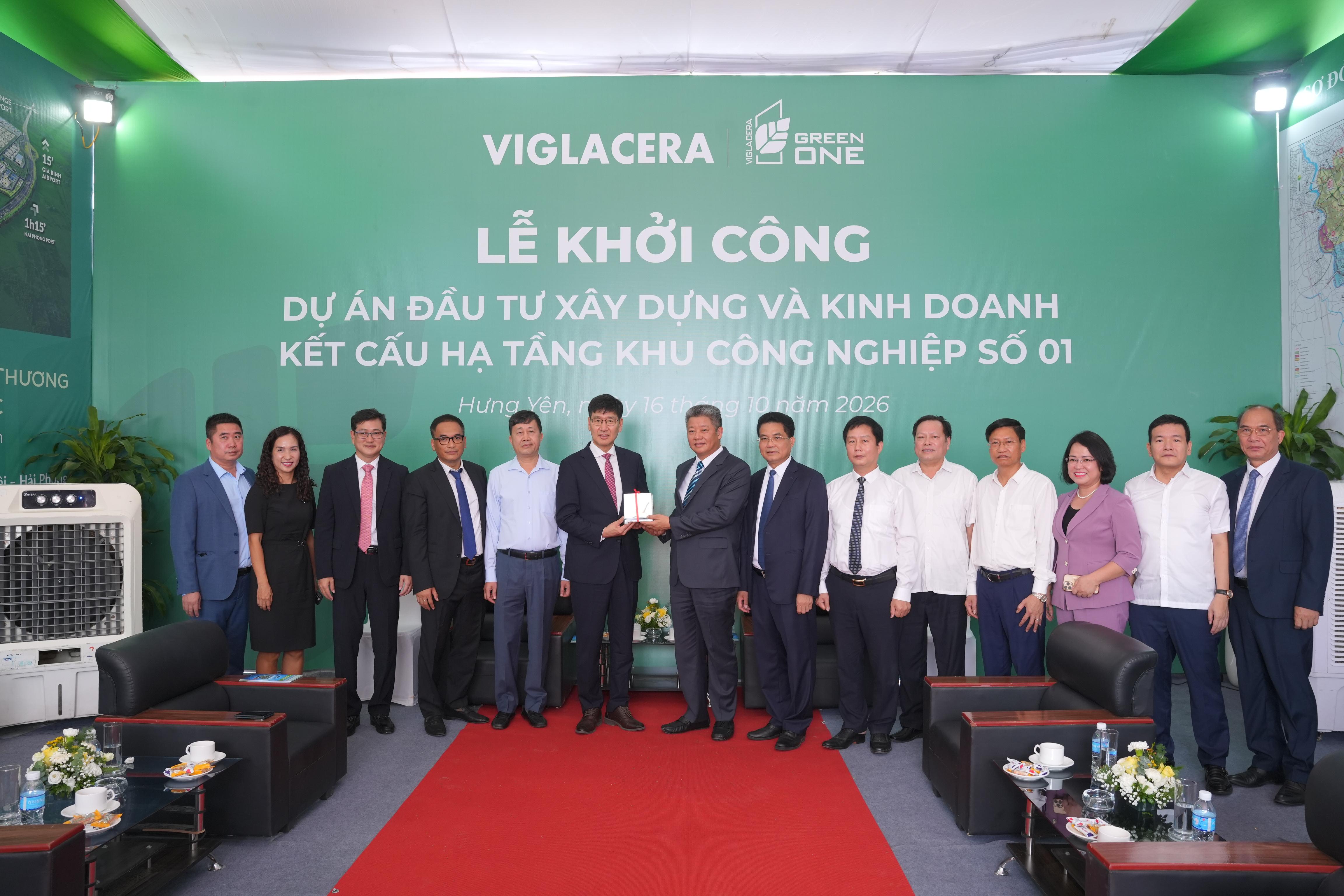 VIGLACERA KHỞI CÔNG GREEN ONE - KHU CÔNG NGHIỆP CÔNG NGHỆ CAO ĐẦU TIÊN TẠI HƯNG YÊN