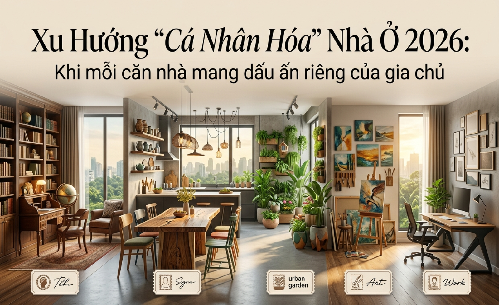 Xu hướng “cá nhân hóa” nhà ở 2026: Khi mỗi căn nhà mang dấu ấn riêng của gia chủ