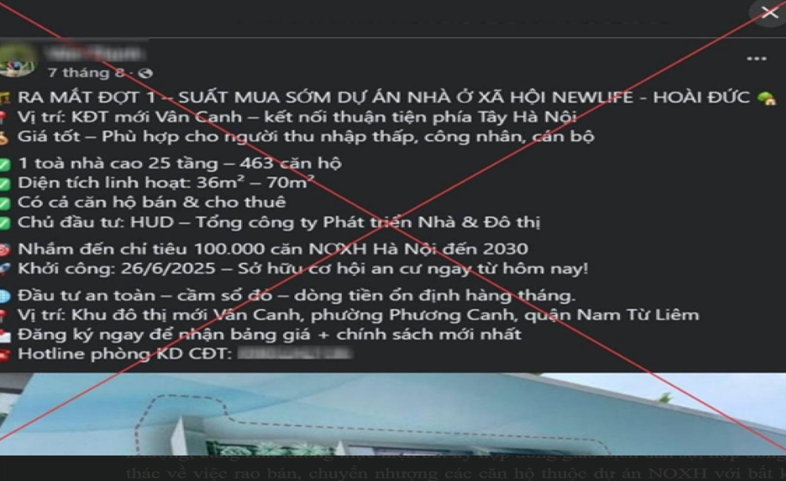 Xử phạt đối tượng rao bán 'suất ngoại giao', 'suất nội bộ' nhà ở xã hội
